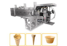 fully automatic waffle cone machine