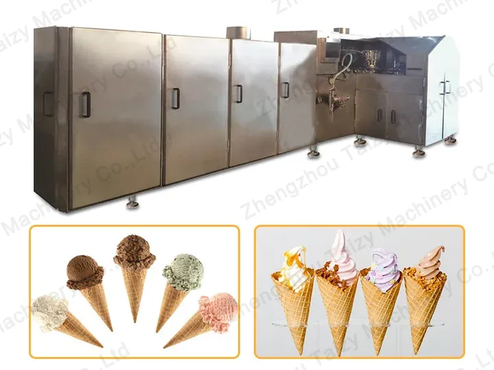 Automatic waffle cone maker